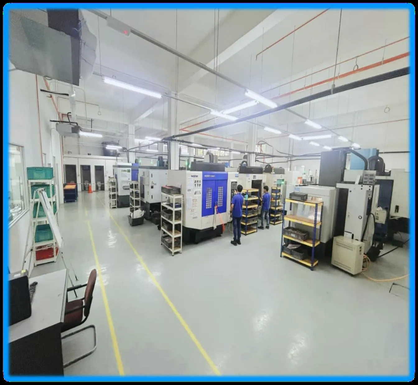 TPTW Engineering stainless steel CNC machining section