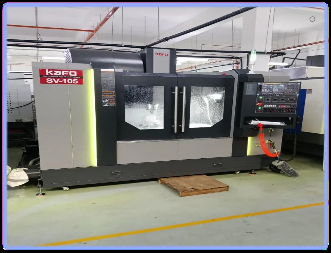 KAFO SV-105 4-axis CNC machining centre — aluminium section