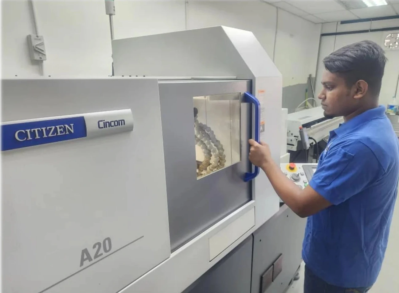 TPTW Engineering factory floor — CNC machining department